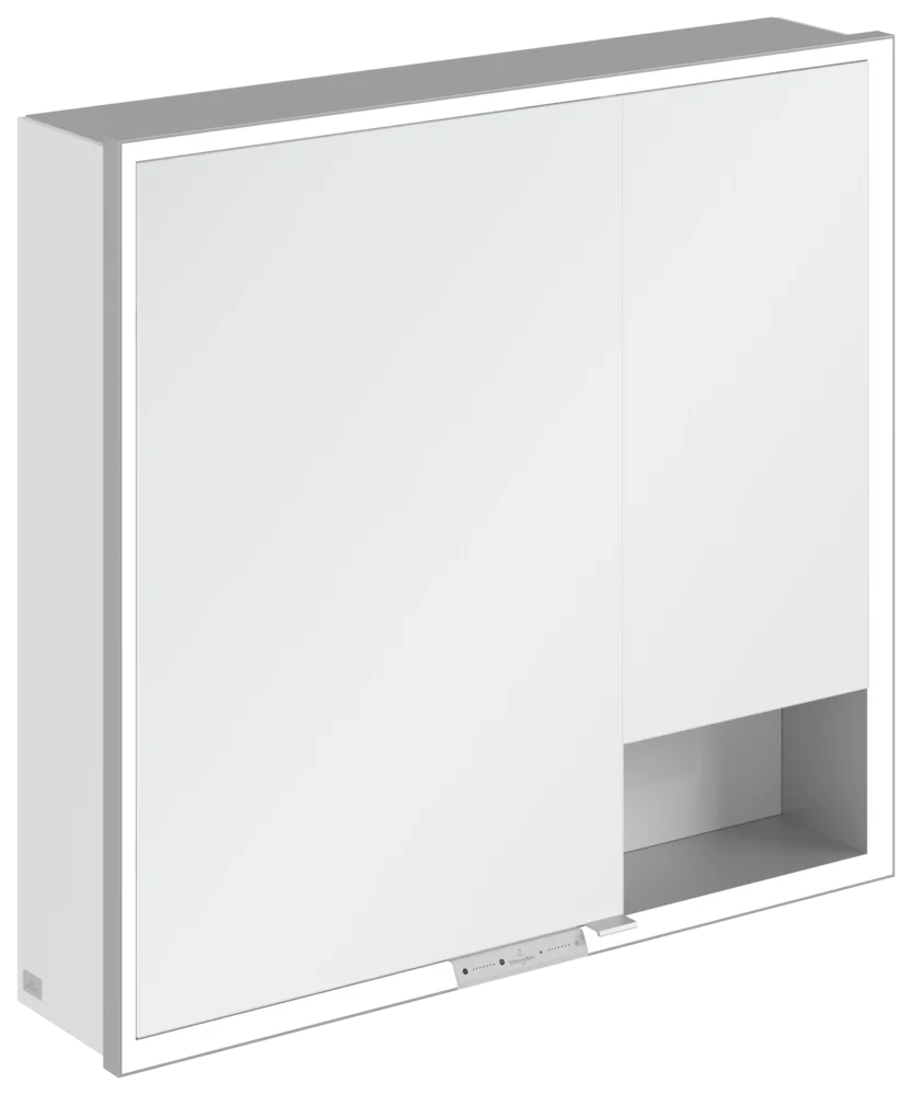 Villeroy & Boch Aufputz-Spiegelschrank My View+ A48180, 800x750x168mm, mit Beleuchtung, Brilliant White Villeroy & Boch Aufputz-Spiegelschrank My View+ A48180, 800x750x168mm, mit Beleuchtung, Brilliant White