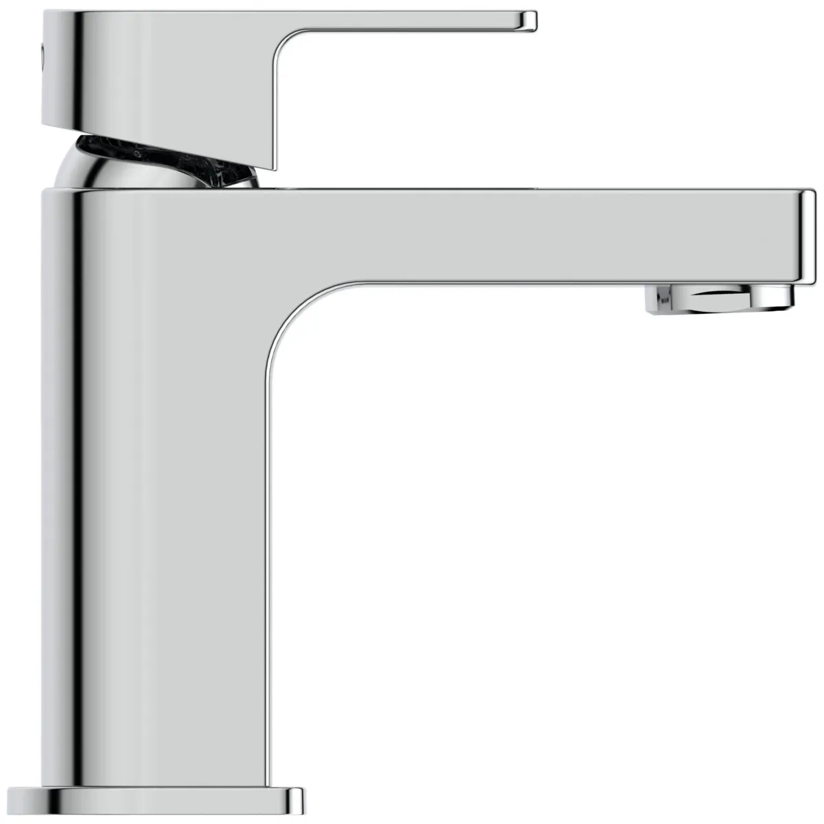 Waschtischarmatur Edge, Slim Piccolo, ohne Ablaufgarnitur, Ausladung 90mm, Chrom Waschtischarmatur Edge, Slim Piccolo, ohne Ablaufgarnitur, Ausladung 90mm, Chrom
