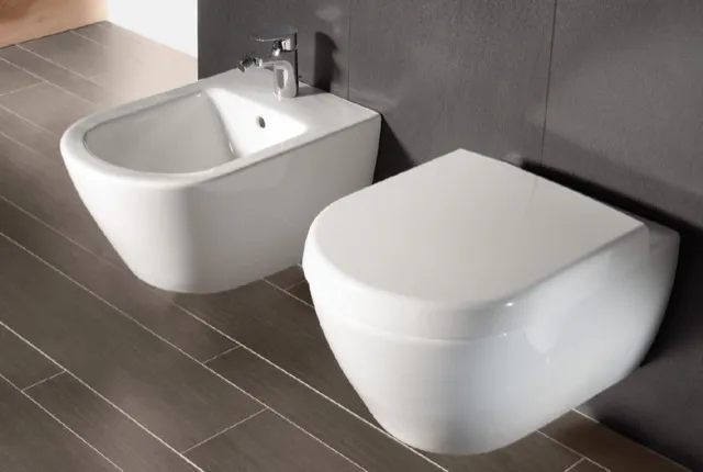 Villeroy & Boch Bidet „Subway 2.0“, Befestigung verdeckt, mit Hahnlochbohrung 370 × 565 × 280 mm in Weiß Alpin Villeroy & Boch Bidet „Subway 2.0“, Befestigung verdeckt, mit Hahnlochbohrung 370 × 565 × 280 mm in Weiß Alpin