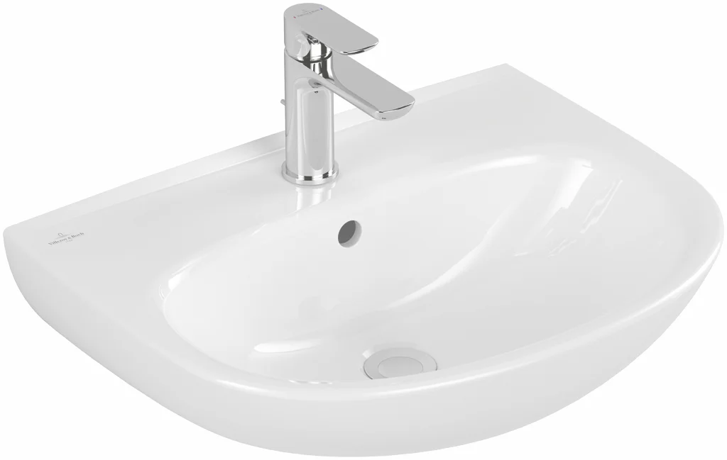 Villeroy & Boch O.novo Wandwaschbecken oval 550x440x180 mm weiß Alpin CeramicPlus Villeroy & Boch O.novo Wandwaschbecken oval 550x440x180 mm weiß Alpin CeramicPlus