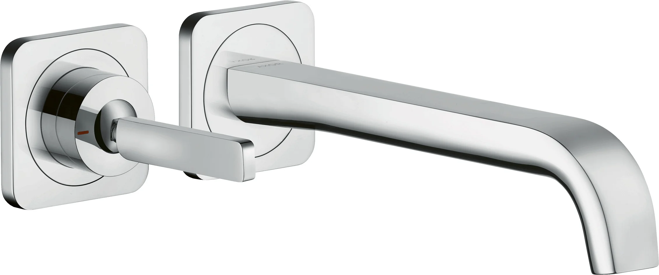 Hansgrohe AXOR Citterio E Einhebel-Waschtischmischer Unterputz, Chrom, Ausladung 221 mm, Pingriff, Laminarstrahl, max. Durchfluss 5 l/min