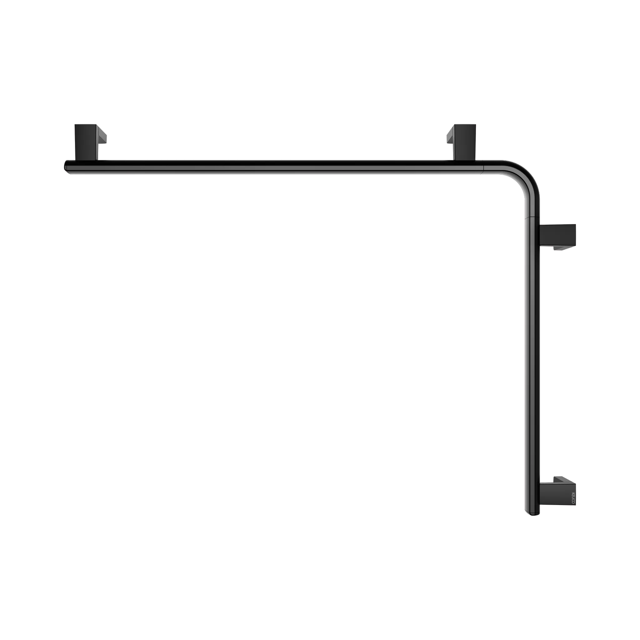 KEUCO Dusch- und Wannenhandlauf „Axess“ 60 cm Ausführung in Schwarz (matt) KEUCO Dusch- und Wannenhandlauf „Axess“ 60 cm Ausführung in Schwarz (matt)