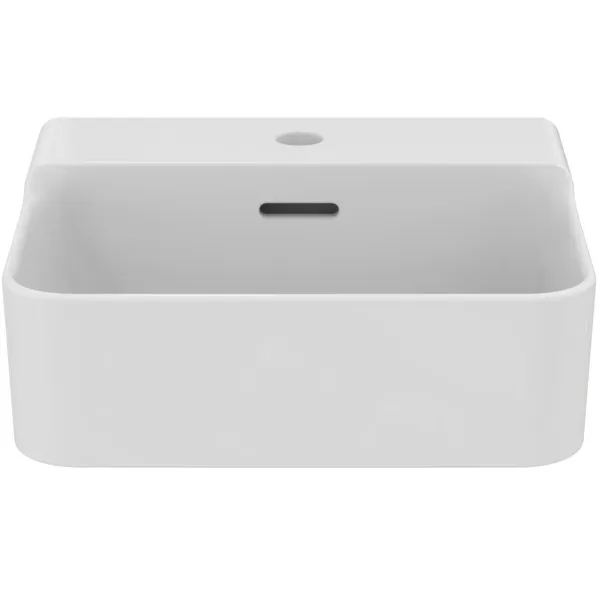 Waschbecken „Conca“ 40 × 35 × 16,5 cm, Hahnlochposition mittig in Weiß Waschbecken „Conca“ 40 × 35 × 16,5 cm, Hahnlochposition mittig in Weiß