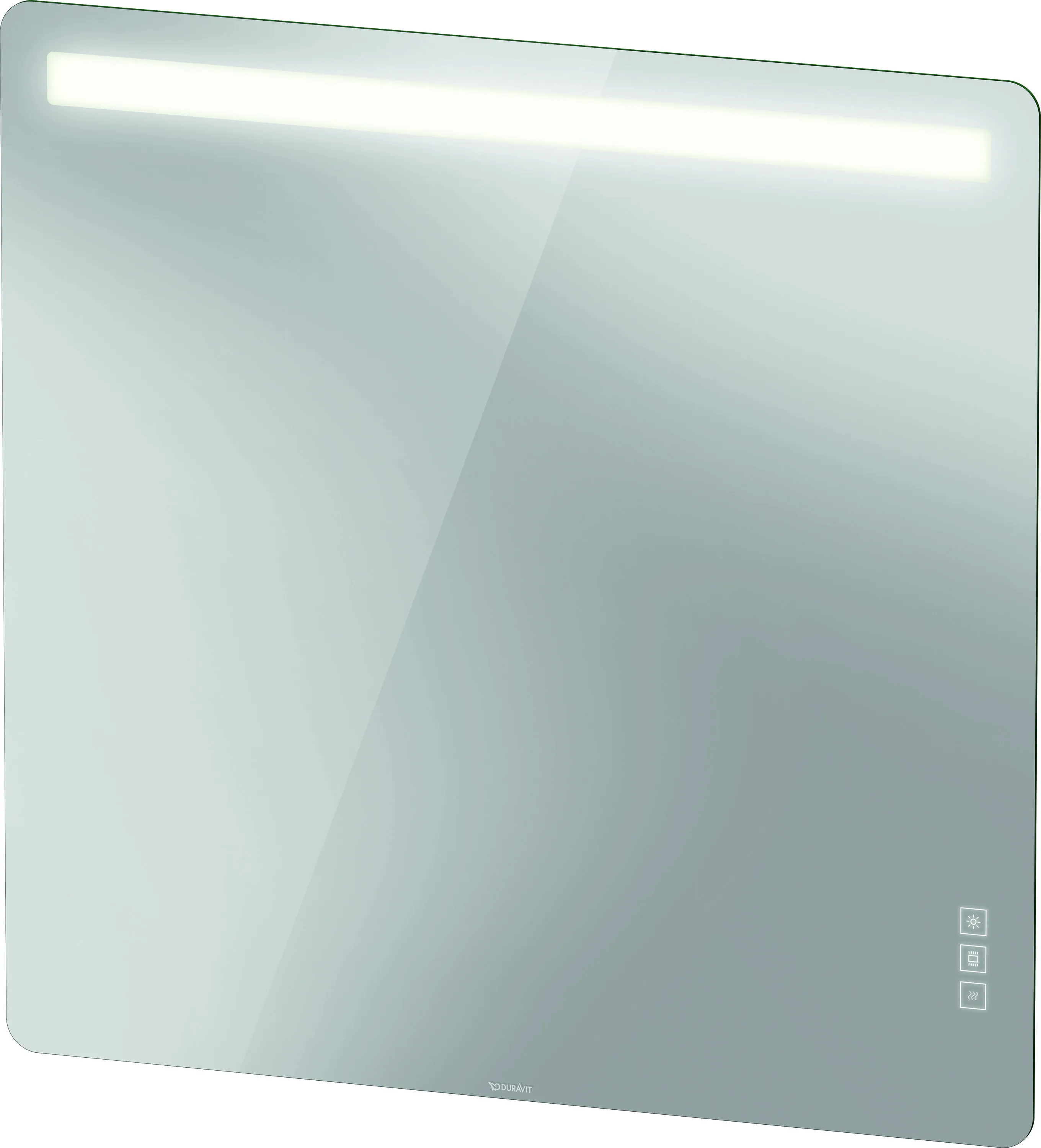 Duravit Spiegel „Luv“ 120 × 120 cm in in Frontfarbe