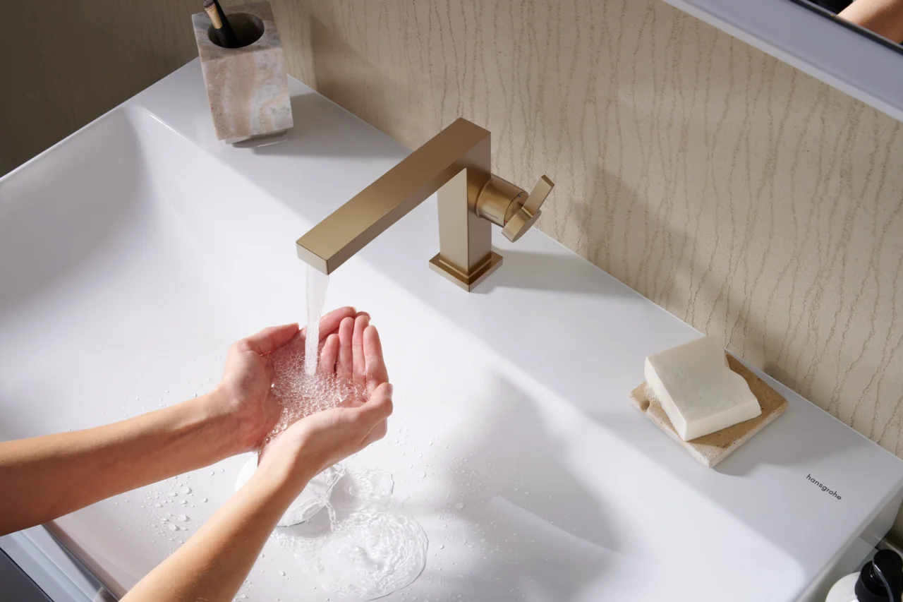 Hansgrohe Xelu Q Waschtisch, weiß, 800x480 mm, wandhängend, mit Hahnloch, ohne Überlauf, SmartClean Glasur