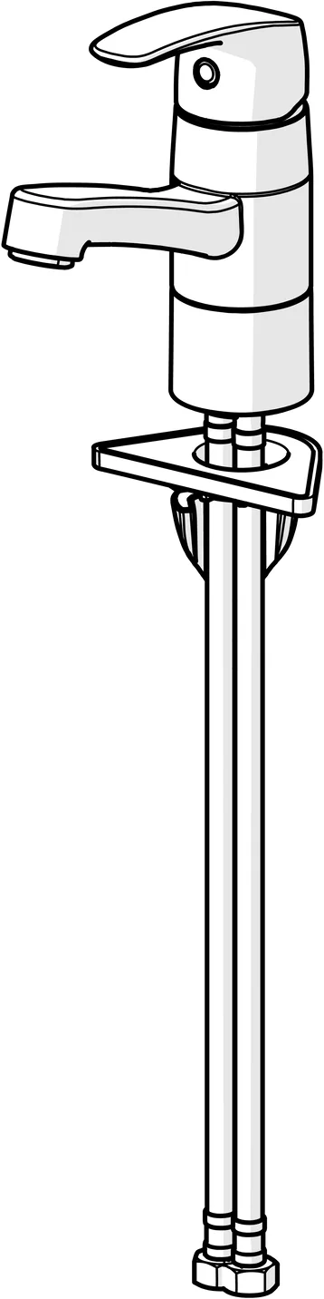 HansaPINTO Waschtischarmatur Hansapinto 2017 Einhebelmischer Chrom