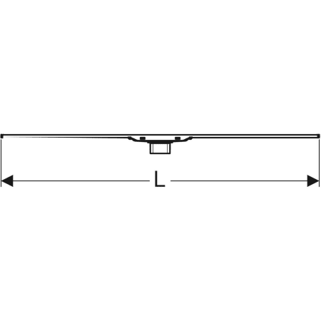 Geberit Duschrinne „CleanLine“ Modell 154450KS1 8 cm