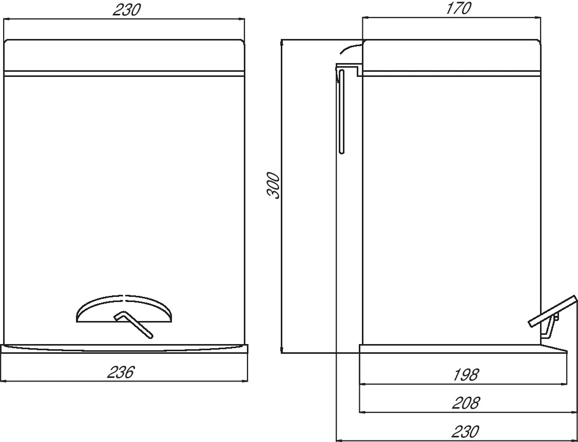 emco system 2 Abfallbehälter mit DeckelStandmodell, 5L, oval, edelstahl emco system 2 Abfallbehälter mit DeckelStandmodell, 5L, oval, edelstahl