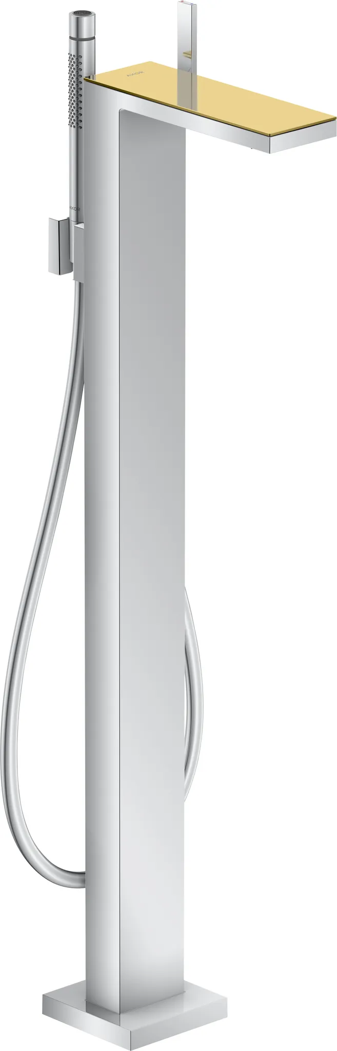 AXOR MyEdition Einhebel-Wannenmischer bodenstehend ohne Platte Chrom