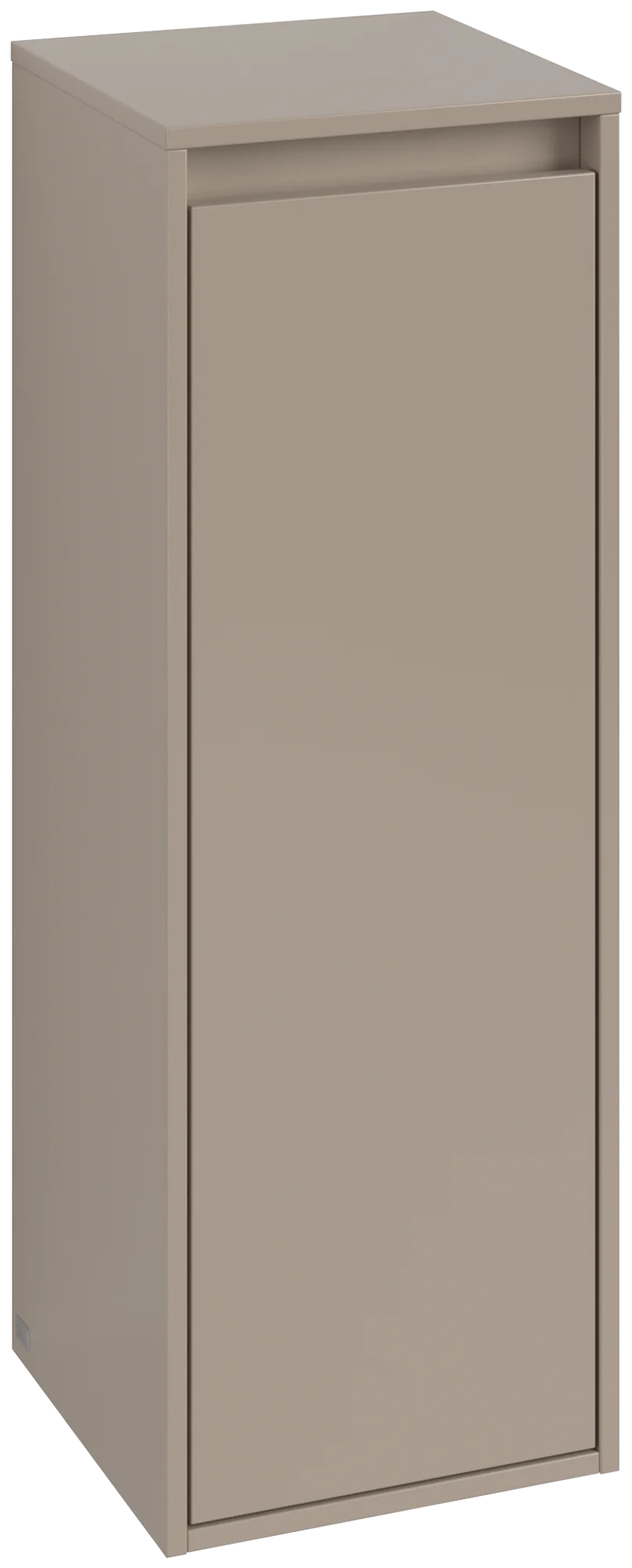 Villeroy & Boch Seitenschrank Skyla C80200, 350x1000x349 mm, Taupe, mit Absenkautomatik (SoftClosing), Wandmontage