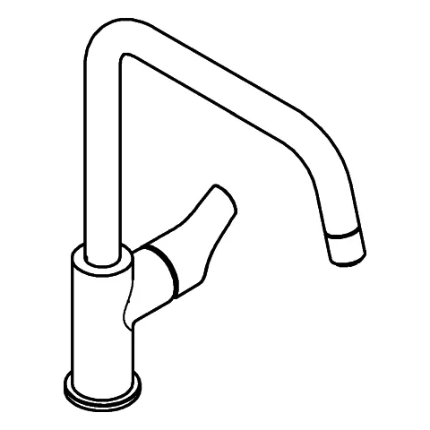 Grohe Küchenarmatur „Eurosmart“ Ausladung 228 mm Grohe Küchenarmatur „Eurosmart“ Ausladung 228 mm