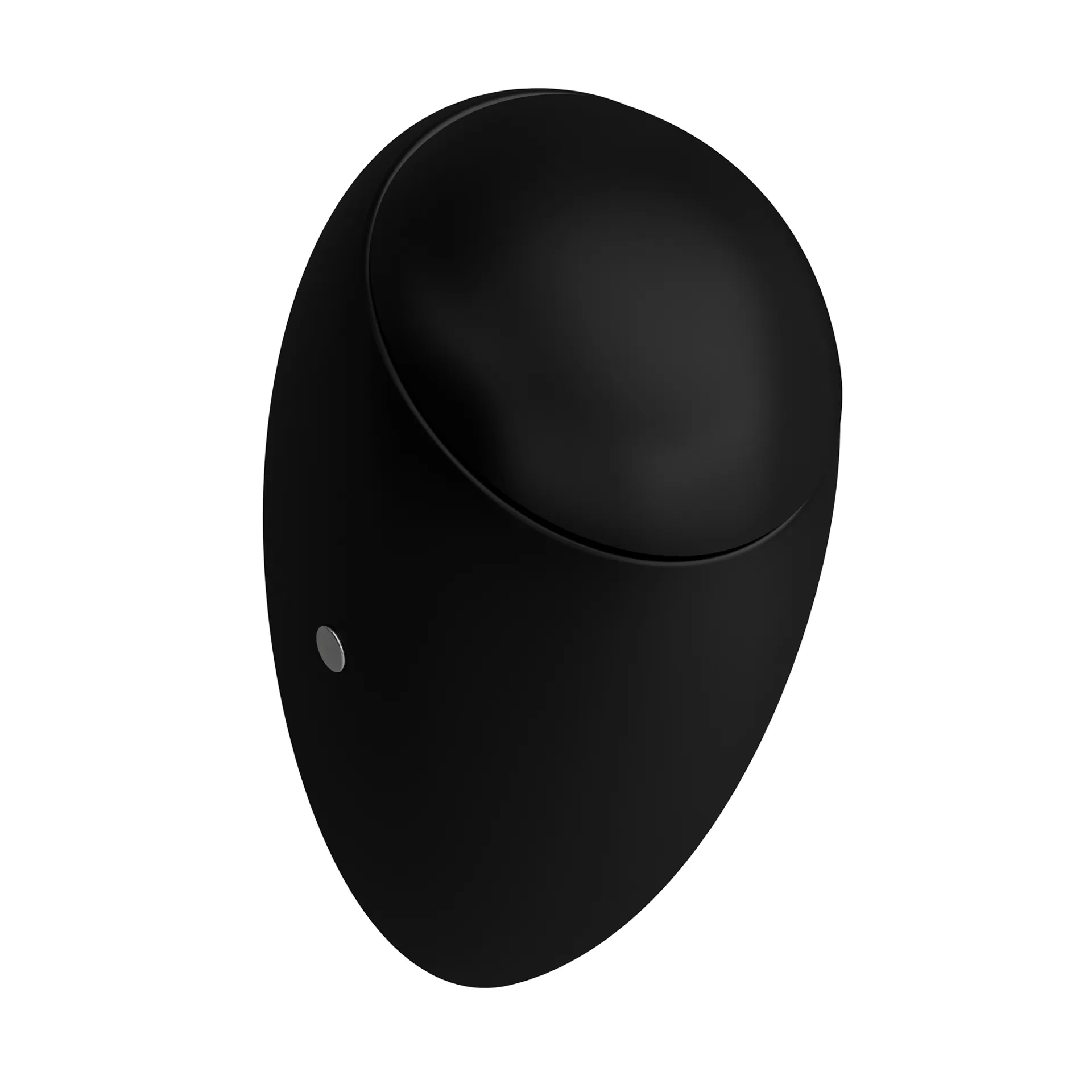Urinal „Ilbagnoalessi“ in Schwarz matt