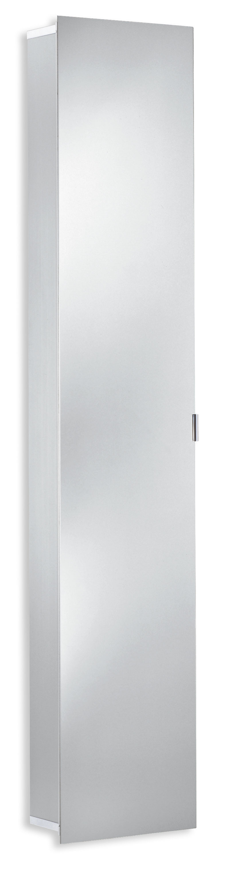 HSK Spiegelschrank aus Aluminium „ASP 500 LED“ Hochschrank 35 × 175 × 17 cm 