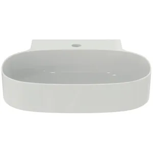Waschbecken „Linda-X“ 50 × 48 × 13,5 cm, Hahnlochposition mittig in Weiß Waschbecken „Linda-X“ 50 × 48 × 13,5 cm, Hahnlochposition mittig in Weiß
