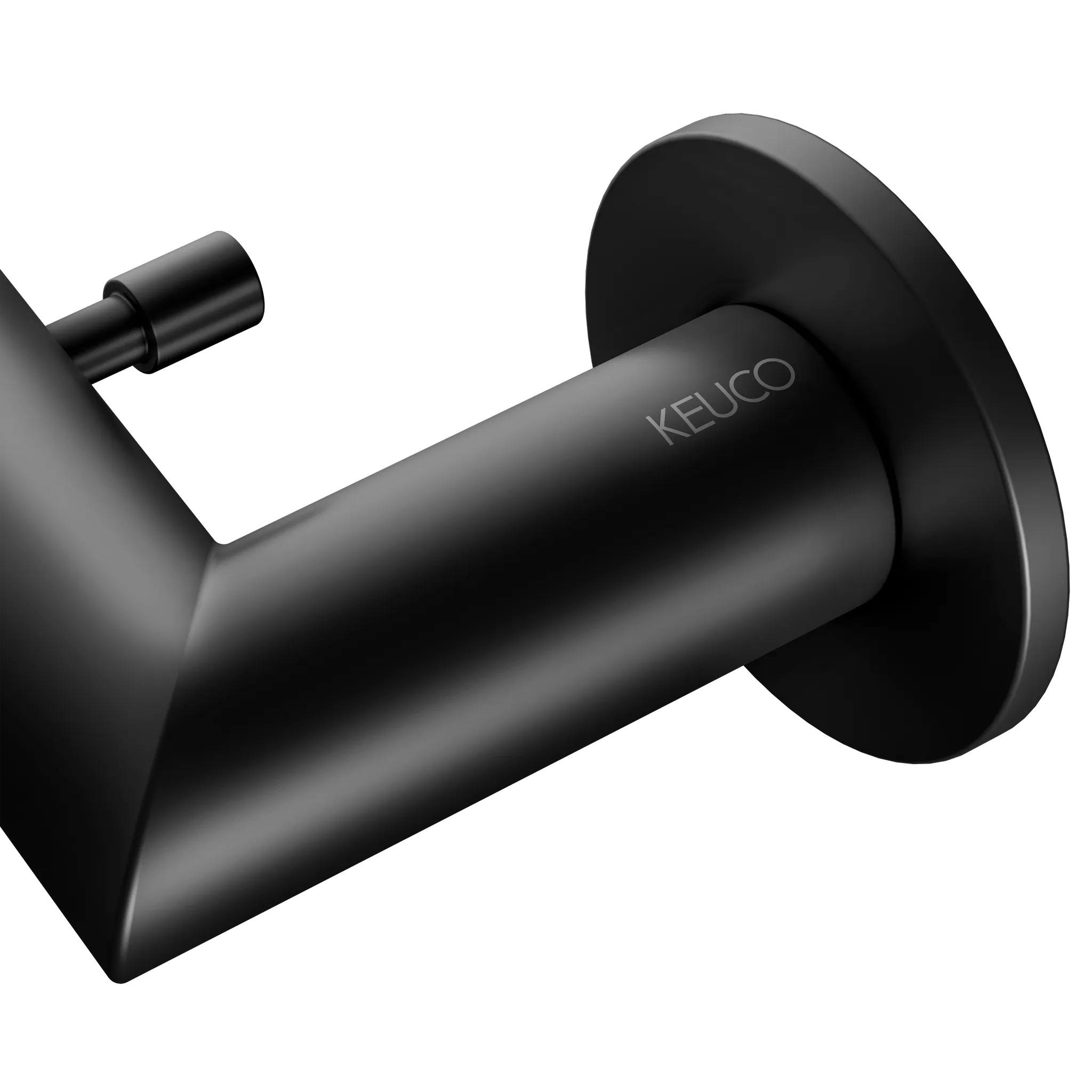 REVA 12801370800 Badetuchhalter mit integriertem Haken 800 mm schwarz