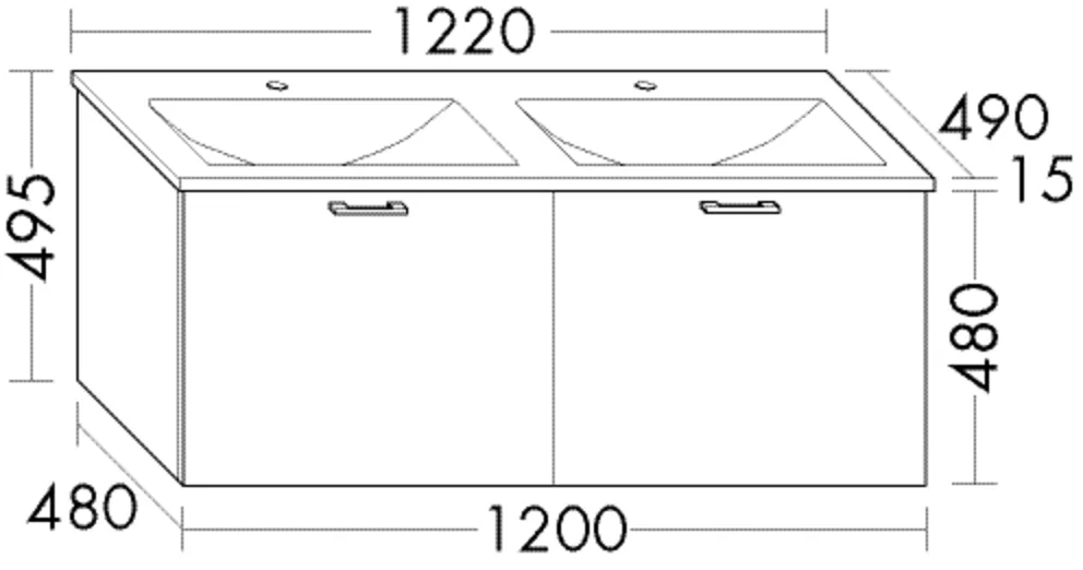 burgbad Badmöbelset „Sys30“ Stangengriff, Aluminium geglänzt (200 / 500 / 800 mm), in Weiß Matt burgbad Badmöbelset „Sys30“ Stangengriff, Aluminium geglänzt (200 / 500 / 800 mm), in Weiß Matt