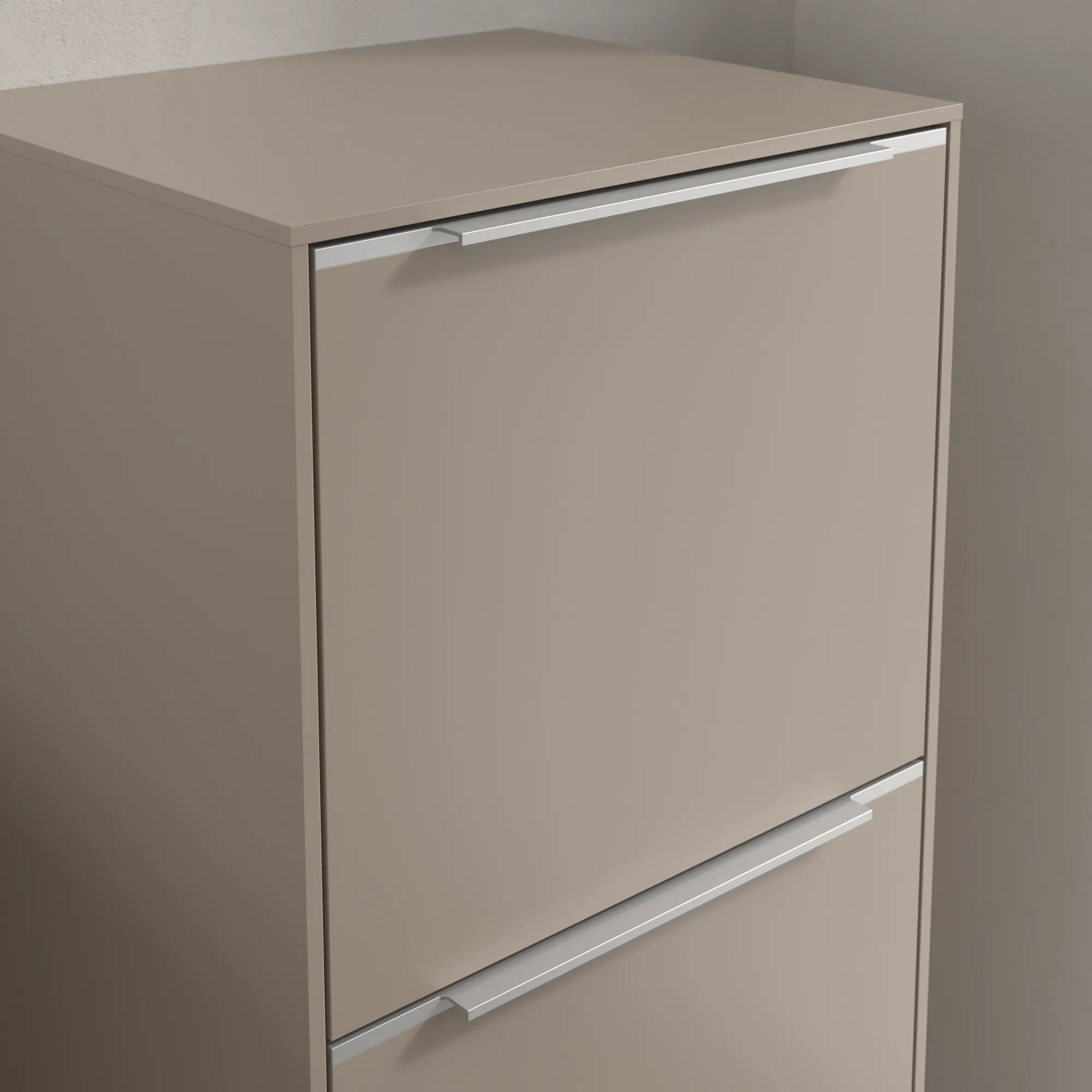 Villeroy & Boch Seitenschrank „Subway 3.0“ 40 × 86 × 36,2 × 36,2 cm 1 Auszug, 1 Tür, Anschlag (Scharnier) rechts, 1 Tür, Anschlag rechts