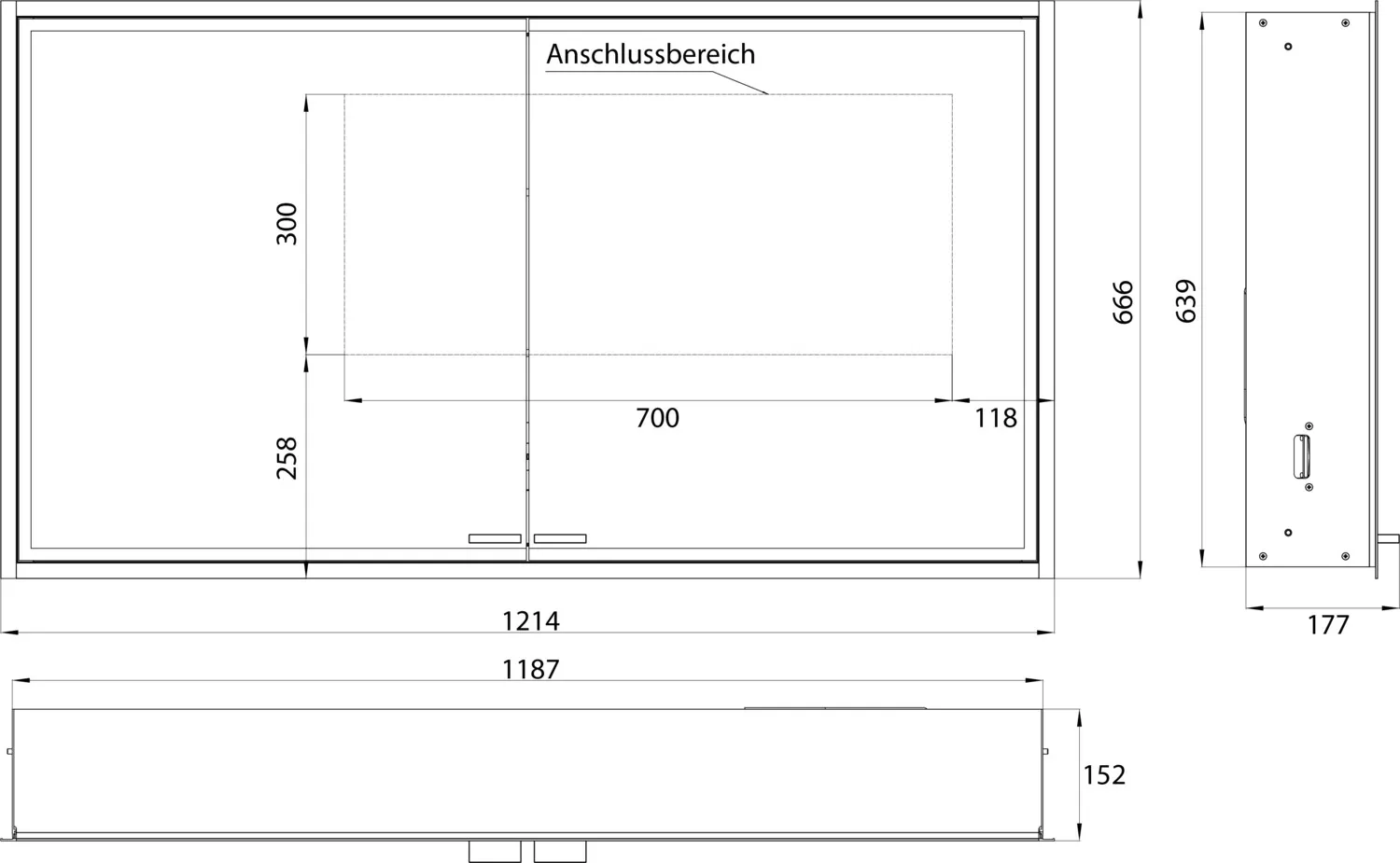 emco Spiegelschrank „prestige 2“ 1215 mm emco Spiegelschrank „prestige 2“ 1215 mm