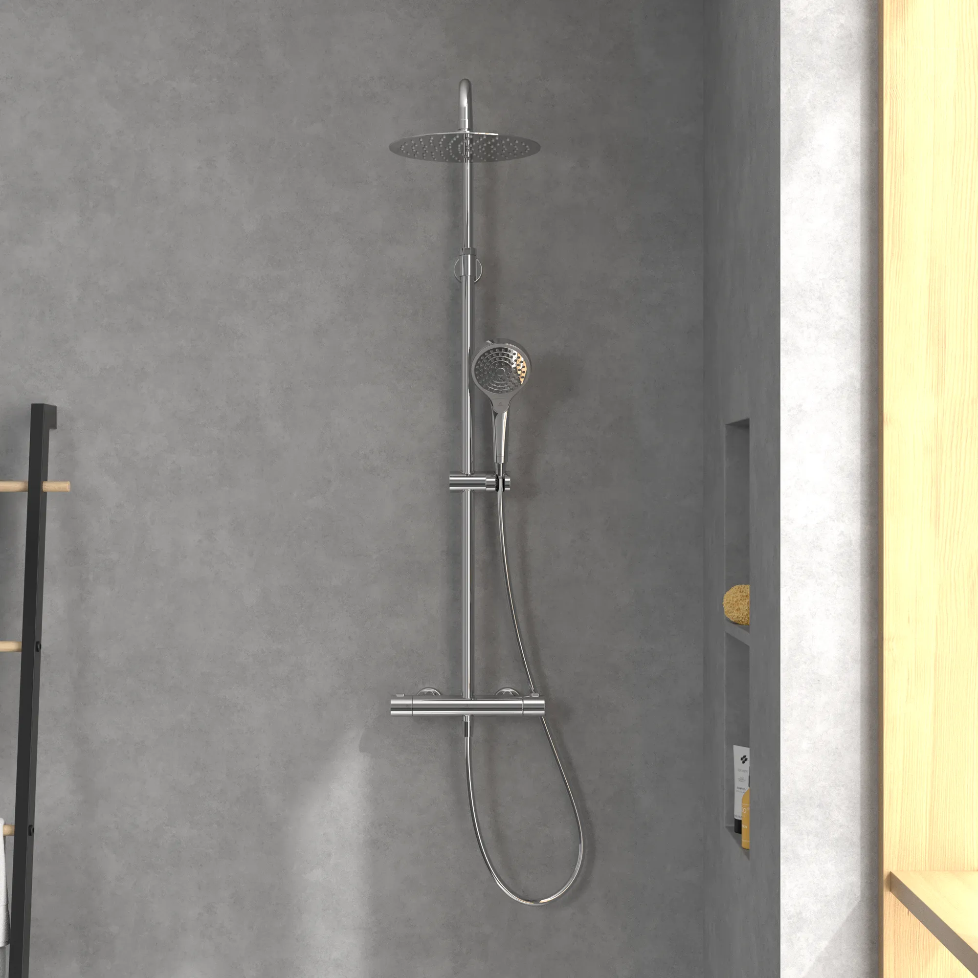 Gleitstangekombination „Verve Showers“, Befestigung verdeckt 47,2 cm