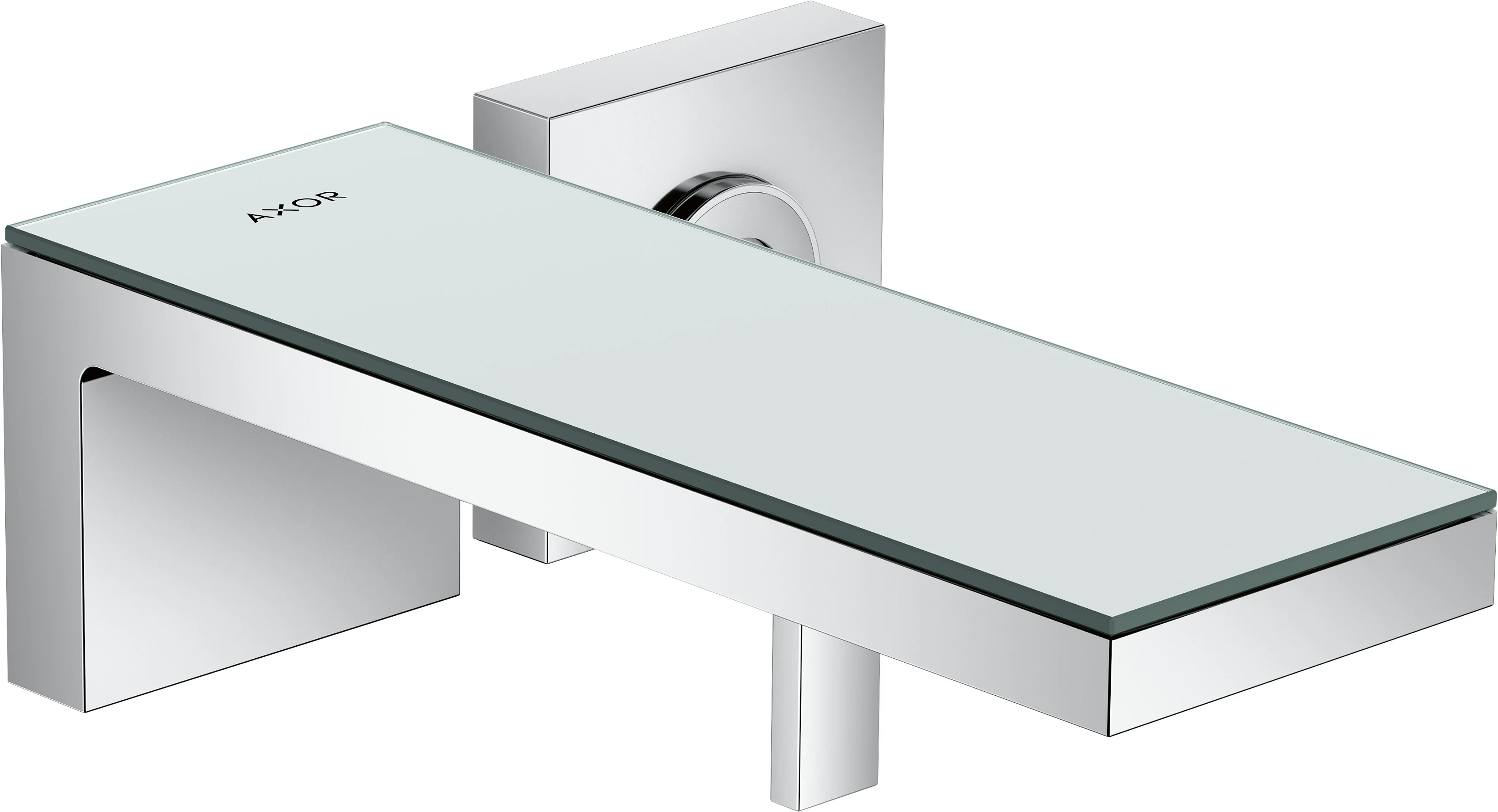 Hansgrohe AXOR MyEdition Einhebel-Waschtischmischer Unterputz, Chrom/Spiegelglas, Ausladung 221 mm, Auslaufhöhe 82 mm Hansgrohe AXOR MyEdition Einhebel-Waschtischmischer Unterputz, Chrom/Spiegelglas, Ausladung 221 mm, Auslaufhöhe 82 mm