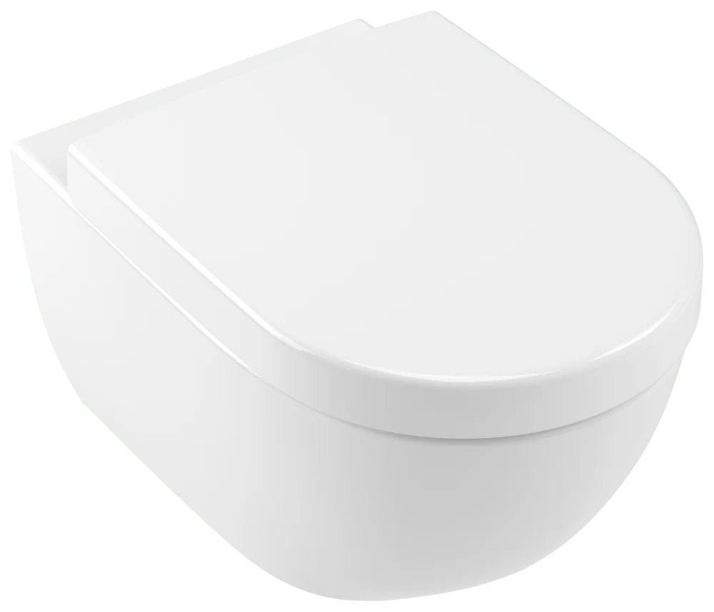 Villeroy & Boch Subway 2.0 Tiefspül-WC wandhängend, Oval, Weiß Alpin Villeroy & Boch Subway 2.0 Tiefspül-WC wandhängend, Oval, Weiß Alpin
