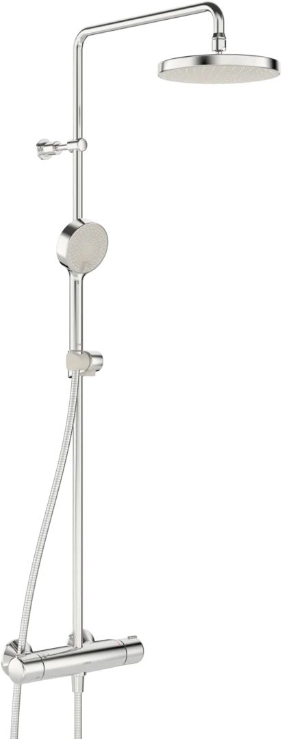HansaMICRA Regenbrause-Duscharmatur HansaMICRA ECO 4435 3-strahlig DN15 Chrom