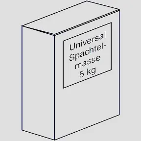 SANIT Universal Spachtelmasse Trockenbausystem 996 (5kg) (5 Kilogramm)