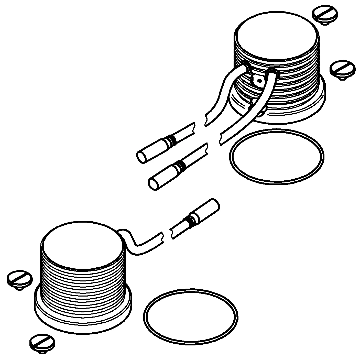 LED Ersatzleuchtenset 40666, für 27 865 000, transparent/chrom