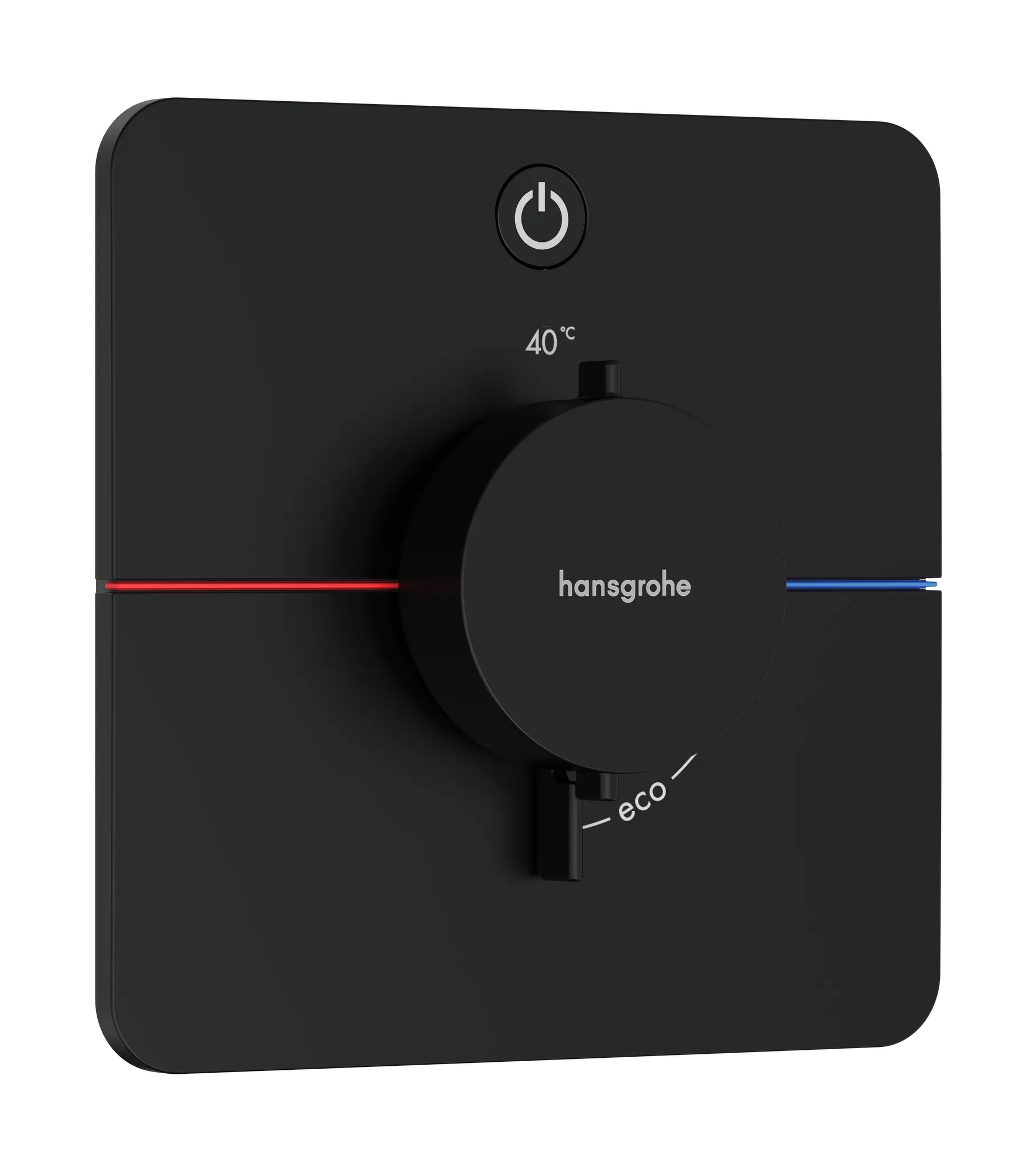 Hansgrohe ShowerSelect Comfort Q Thermostat Unterputz für 1 Verbraucher, Mattschwarz Hansgrohe ShowerSelect Comfort Q Thermostat Unterputz für 1 Verbraucher, Mattschwarz