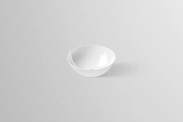 Waschbecken „GS-Serie“ 360 × 125 mm in Alpinweiß, mit ProShield Waschbecken „GS-Serie“ 360 × 125 mm in Alpinweiß, mit ProShield