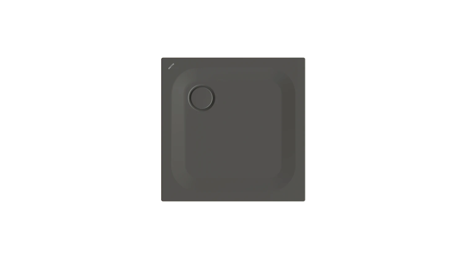 Bette quadrat Duschwanne „BetteUltra“ 750 × 750 mm mit BetteAntirutsch Pro, ohne Oberflächenveredelung, mit Minimum-Wannenträger, in Anthracite Bette quadrat Duschwanne „BetteUltra“ 750 × 750 mm mit BetteAntirutsch Pro, ohne Oberflächenveredelung, mit Minimum-Wannenträger, in Anthracite