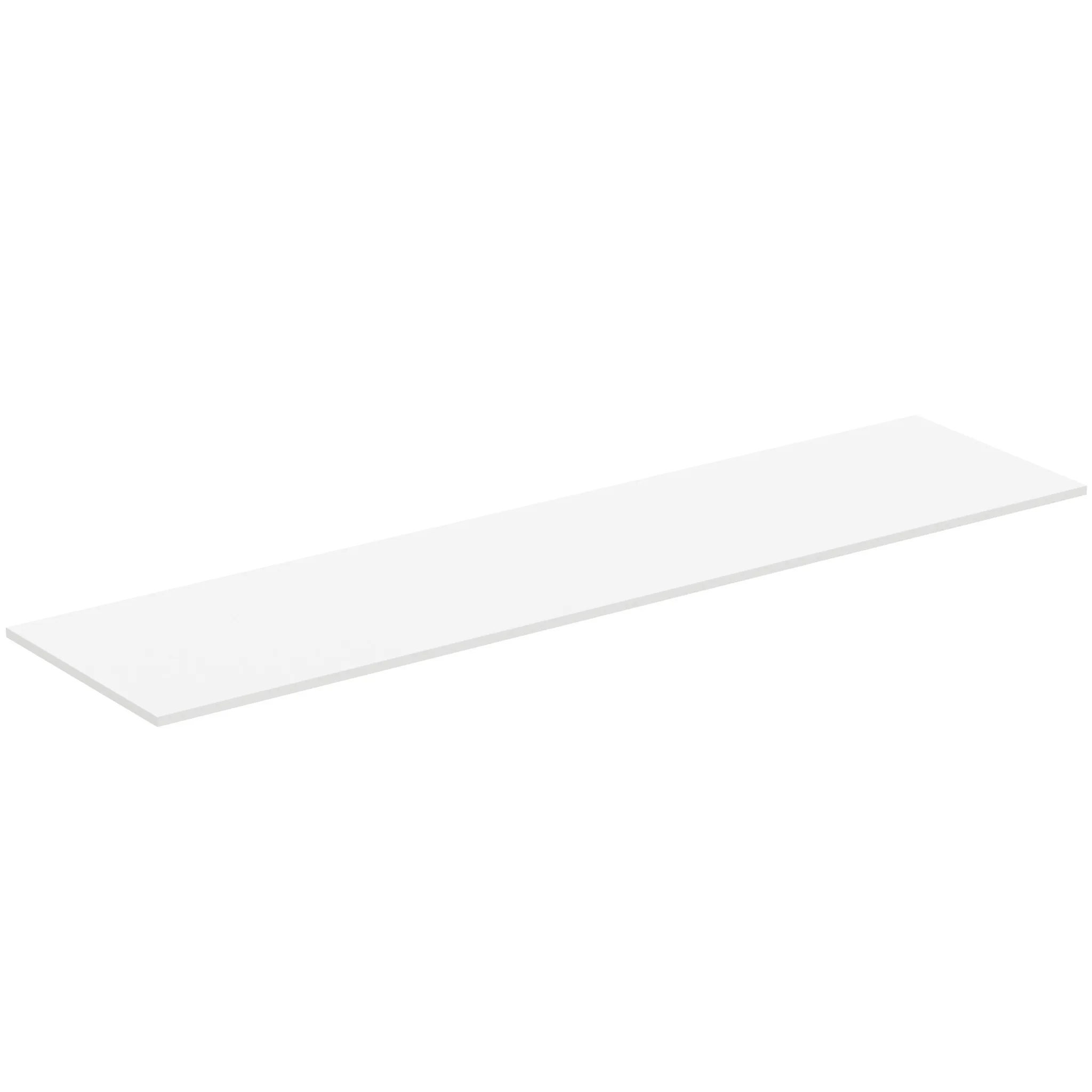 Waschtischplatte i.life B ohne Ausschnitt 2004x506x18mm Weiß matt