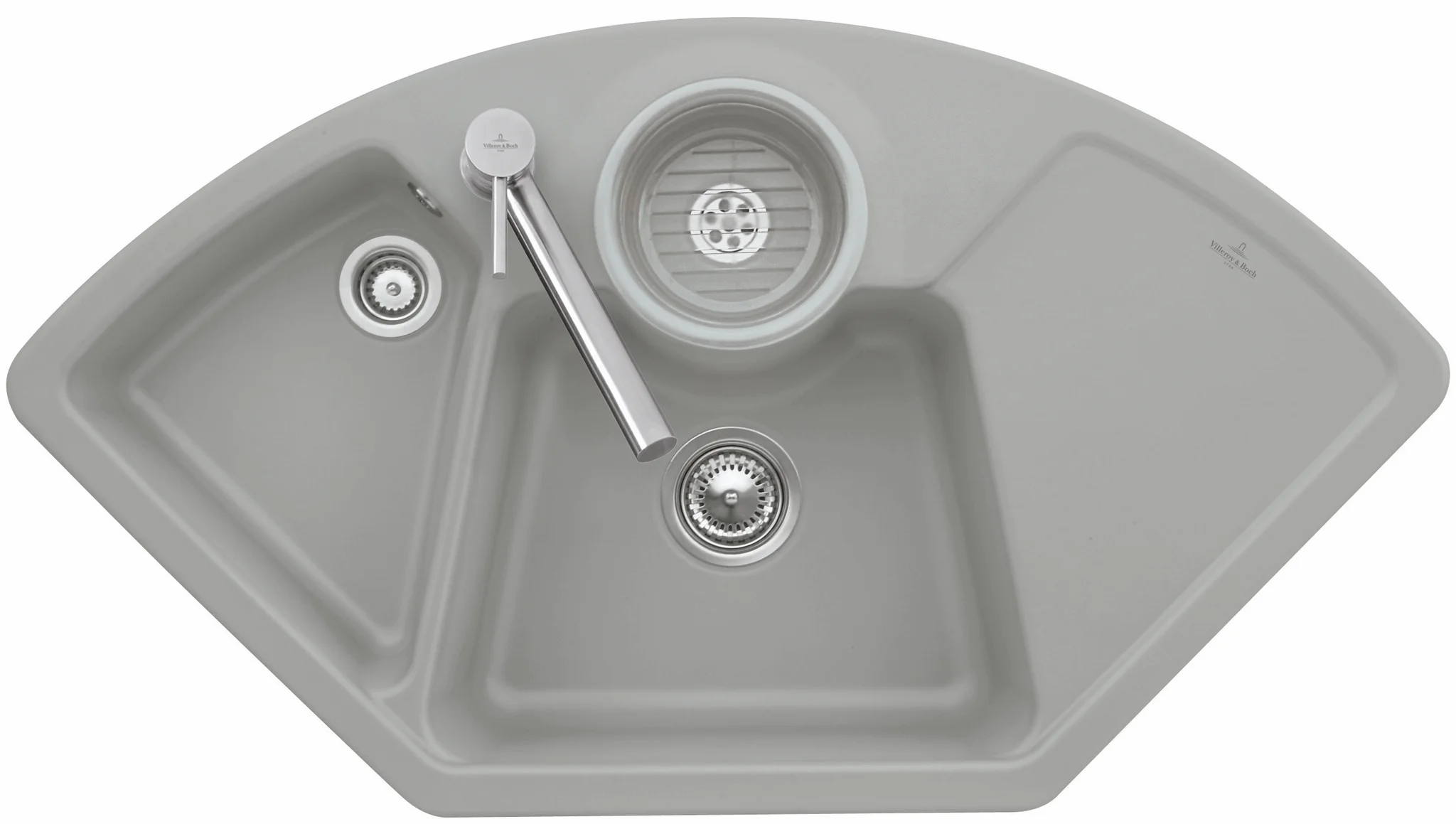 Villeroy & Boch Solo Eck 670800, 1075x600 mm, Keramik