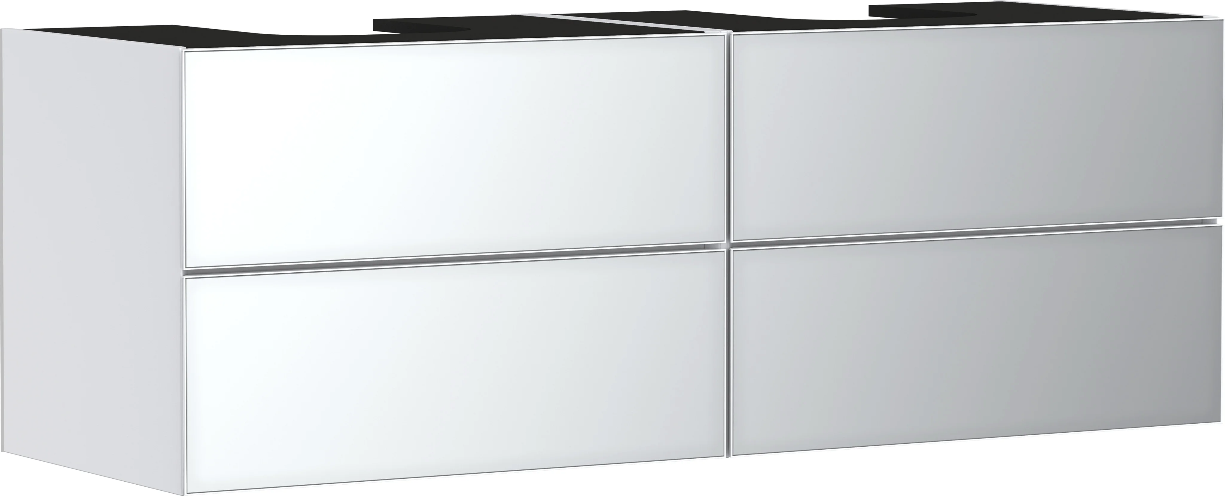 Hansgrohe Xevolos E Waschtischunterschrank Mattweiß, 1570x550 mm, 4 Schubkästen, grifflos mit PushOpen, SoftClose, Wandmontage Hansgrohe Xevolos E Waschtischunterschrank Mattweiß, 1570x550 mm, 4 Schubkästen, grifflos mit PushOpen, SoftClose, Wandmontage
