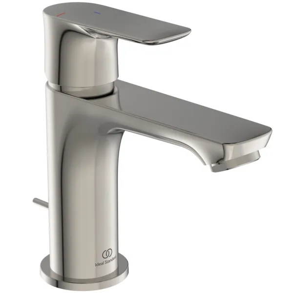 Waschtischarmatur Connect Air, Slim, 5l/min, mit Ablaufgarnitur, BlueStart, Brushed Gold Waschtischarmatur Connect Air, Slim, 5l/min, mit Ablaufgarnitur, BlueStart, Brushed Gold