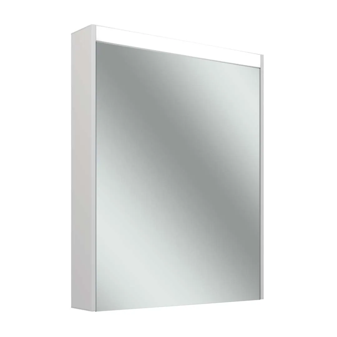 Schneider Spiegelschrank OBJECT Line Comfort LED OLC1 60/1/LED – Weiß, Aluminiumkorpus, LED-Beleuchtung 4000K Schneider Spiegelschrank OBJECT Line Comfort LED OLC1 60/1/LED – Weiß, Aluminiumkorpus, LED-Beleuchtung 4000K