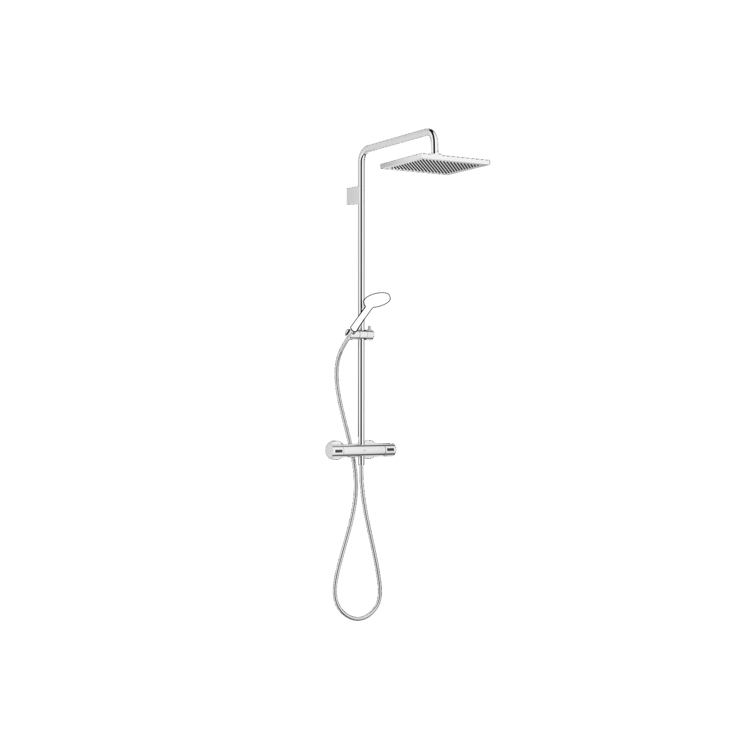 Dornbracht Shower Pipe mit Brause-Thermostat ohne Handbrause FlowReduce Chrom Dornbracht Shower Pipe mit Brause-Thermostat ohne Handbrause FlowReduce Chrom