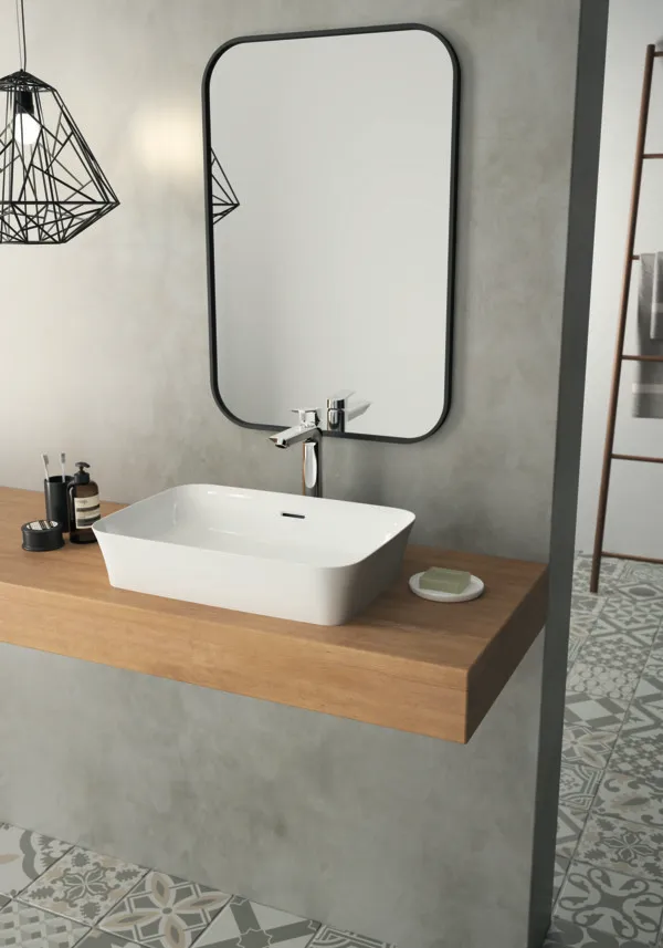 Waschtischarmatur Tesi, Grande, BlueStart, 5 l/min., mit Ablaufgarnitur, Ausladung 123mm, Chrom Waschtischarmatur Tesi, Grande, BlueStart, 5 l/min., mit Ablaufgarnitur, Ausladung 123mm, Chrom