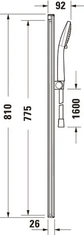 Brausegarnitur Brausen und Zubehör Brauseset „ZubehörArmaturen“ in Chrom