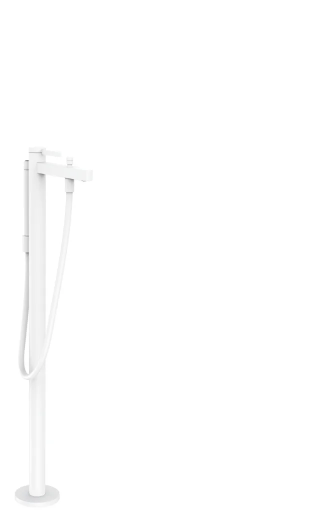 Hansgrohe Finoris Einhebel-Wannenmischer bodenstehend, mattweiß, Ausladung 210 mm Hansgrohe Finoris Einhebel-Wannenmischer bodenstehend, mattweiß, Ausladung 210 mm