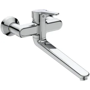 Wand-Waschtischarmatur Ceraplus 5l/min. Ausladung 250mm absp.S-Anschlüsse Chrom Wand-Waschtischarmatur Ceraplus 5l/min. Ausladung 250mm absp.S-Anschlüsse Chrom