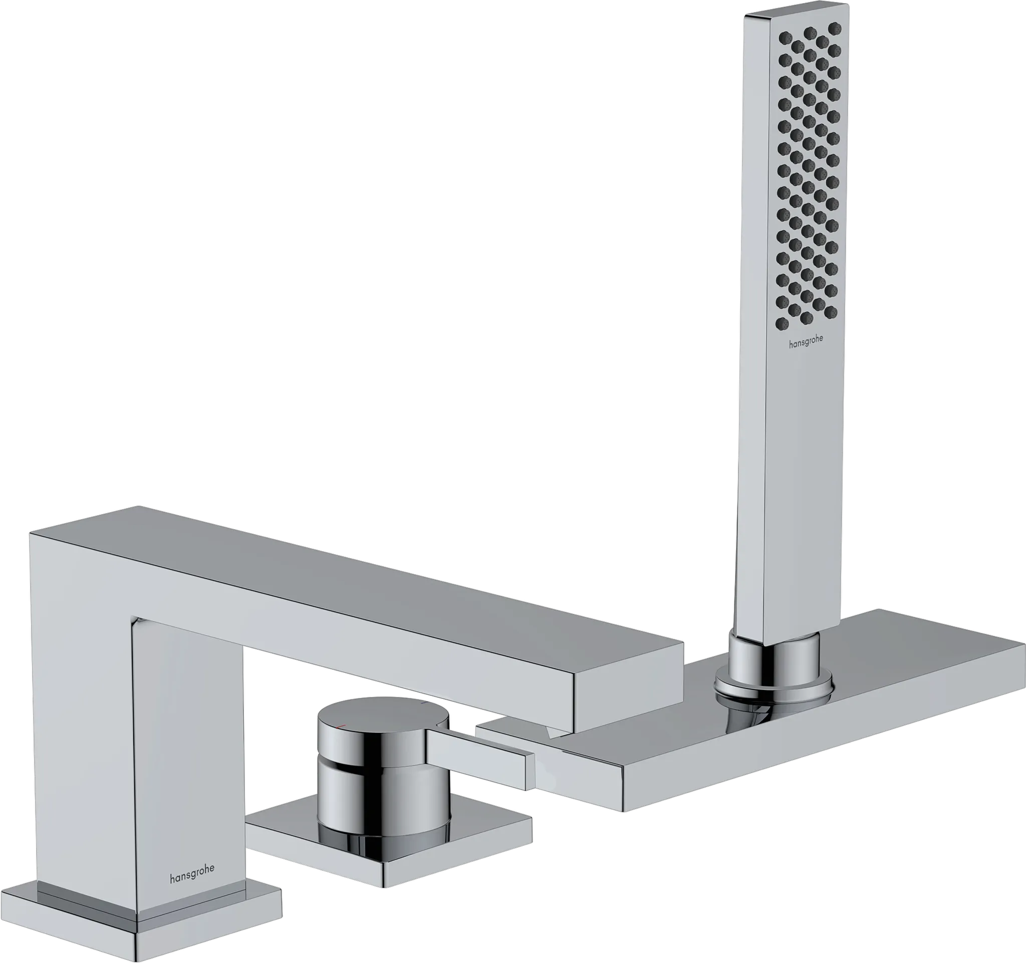 Hansgrohe Tecturis E 3-Loch Einhebel-Wannenrandmischer mit sBox Chrom Hansgrohe Tecturis E 3-Loch Einhebel-Wannenrandmischer mit sBox Chrom