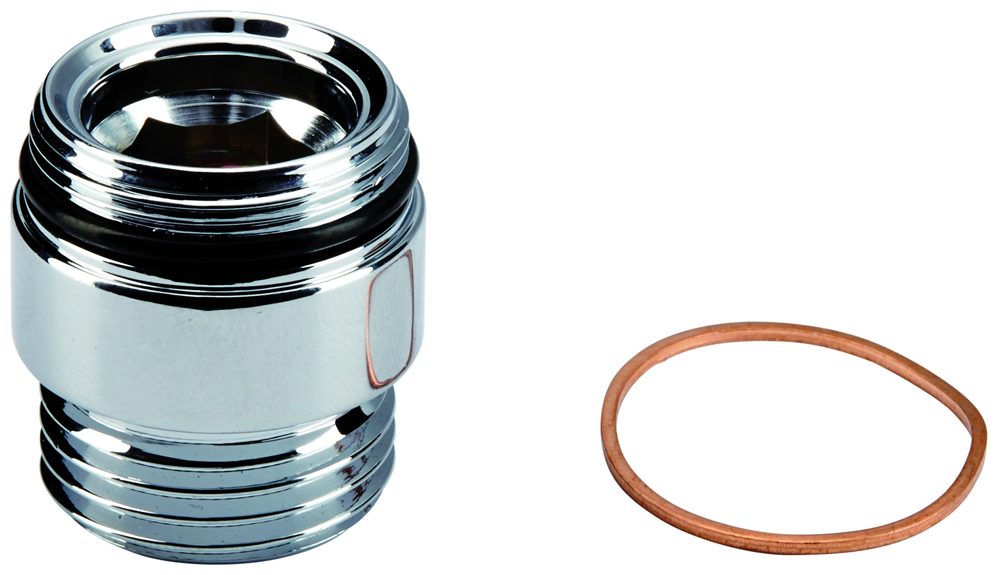 Brauseanschlussnippel 47355, chrom
