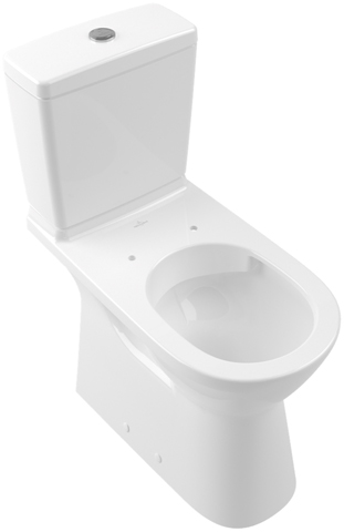 Tiefspül-WC bodenstehend „O.novo“ für Kombination mit Spülkasten 68 × 36 × 46 cm, ohne Spülrand