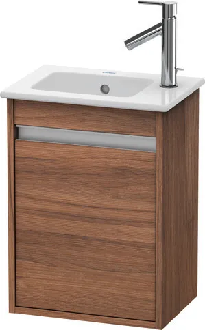 Duravit Waschtischunterschrank wandhängend „Ketho“ 40 × 55 × 28,5 cm in Nussbaum Natur Duravit Waschtischunterschrank wandhängend „Ketho“ 40 × 55 × 28,5 cm in Nussbaum Natur