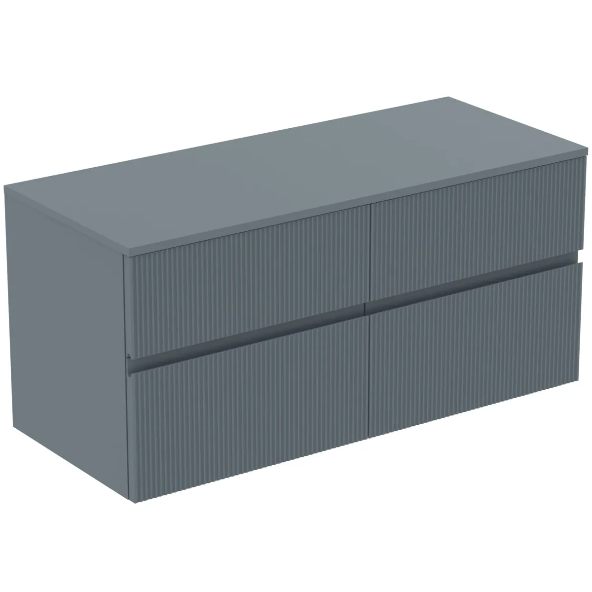 Ideal Standard Waschtischunterschrank „Finesse“ 120,2 × 55,8 × 50,5 cm Aschblau matt