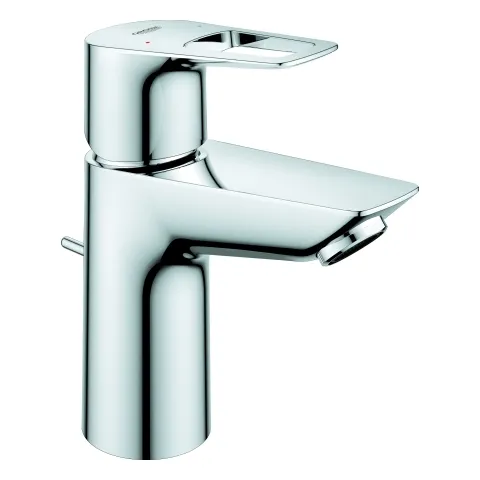 Einhand-Waschtischbatterie BauLoop 23335_1, S-Size, Einlochmontage, mit Temperaturbegrenzer, EcoJoy Mousseur 5,7 l/min, Zugstangen-Ablaufgarnitur aus Kunststoff 1 1/4″, chrom Einhand-Waschtischbatterie BauLoop 23335_1, S-Size, Einlochmontage, mit Temperaturbegrenzer, EcoJoy Mousseur 5,7 l/min, Zugstangen-Ablaufgarnitur aus Kunststoff 1 1/4″, chrom
