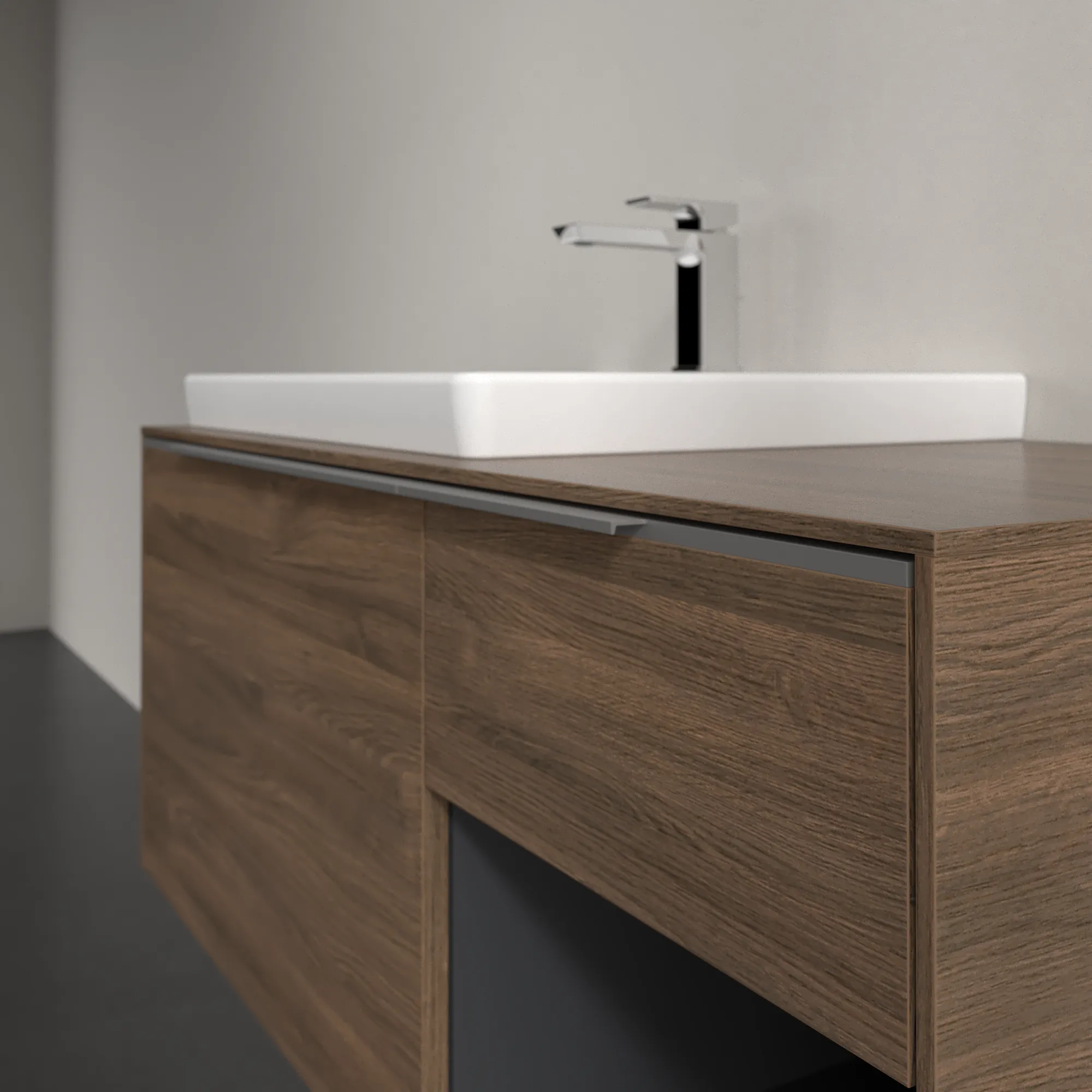 Villeroy & Boch Waschbeckenunterschrank Subway 3.0 Arizona Oak, 1001 x 423 x 500 mm, eckig mit SoftClosing, 2 Auszüge