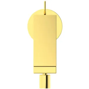 Bidetarmatur Extra Ausladung 113mm mit Ablaufgarnitur Brushed Gold Bidetarmatur Extra Ausladung 113mm mit Ablaufgarnitur Brushed Gold
