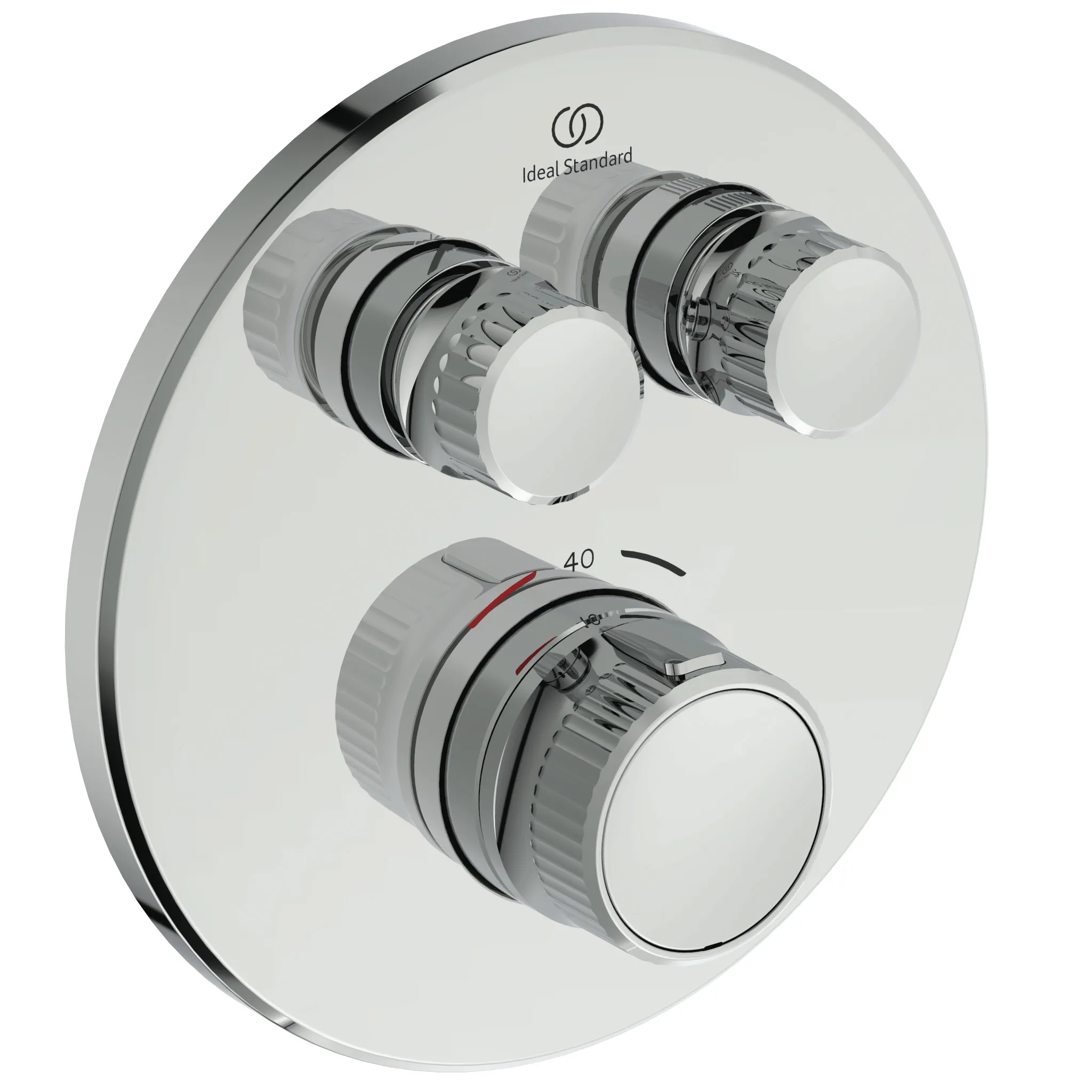 Brausethermostat Unterputz Ceratherm Navigo 2 Verbraucher Rund Brushed Gold Brausethermostat Unterputz Ceratherm Navigo 2 Verbraucher Rund Brushed Gold